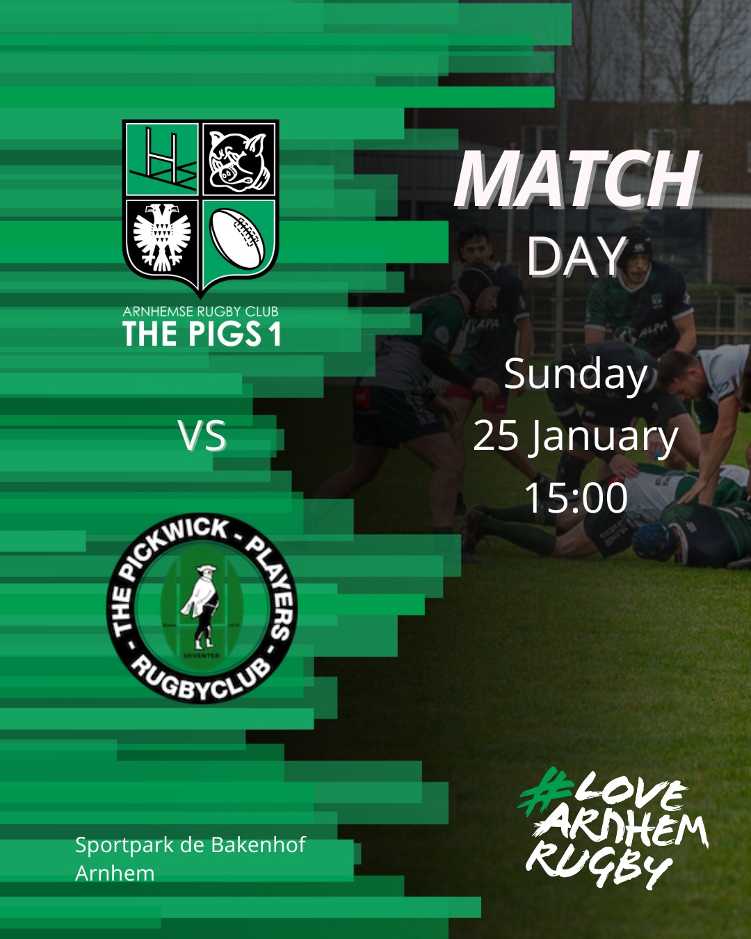 ⚠️The Pigs 1 match is... - Arnhemse Rugby Club The Pigs | Facebook