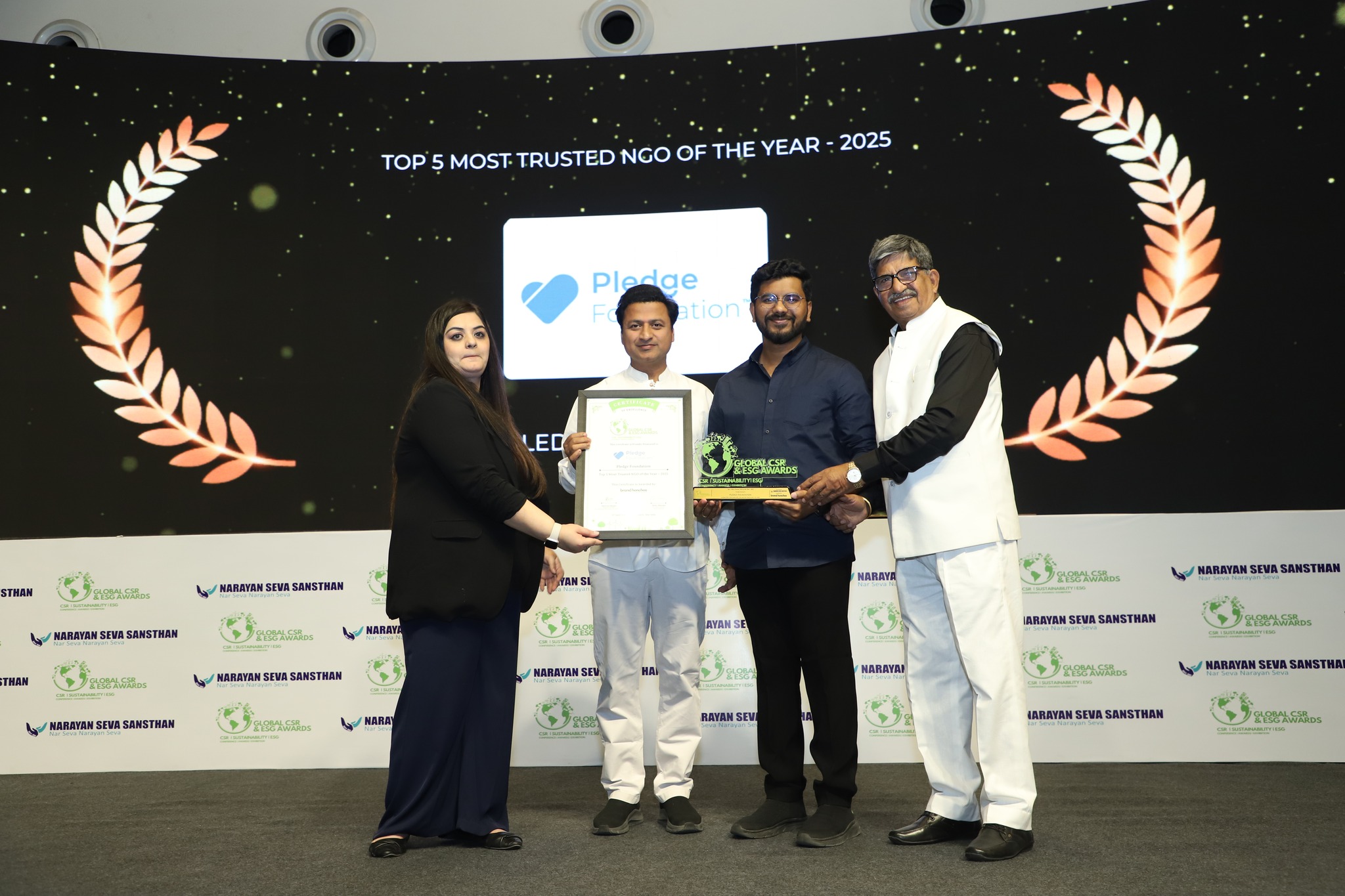 Brand - Congratulations to @pledgefoundation for winning the Top 5 Most ...