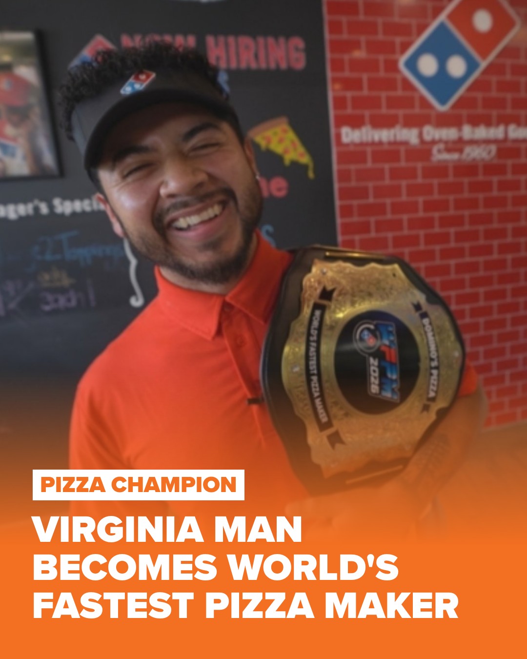 ドミノピザ　Domino's Pizza 2019 FASTEST 18 min Congratulations to franchisee, Werner Lomker, reigning World's