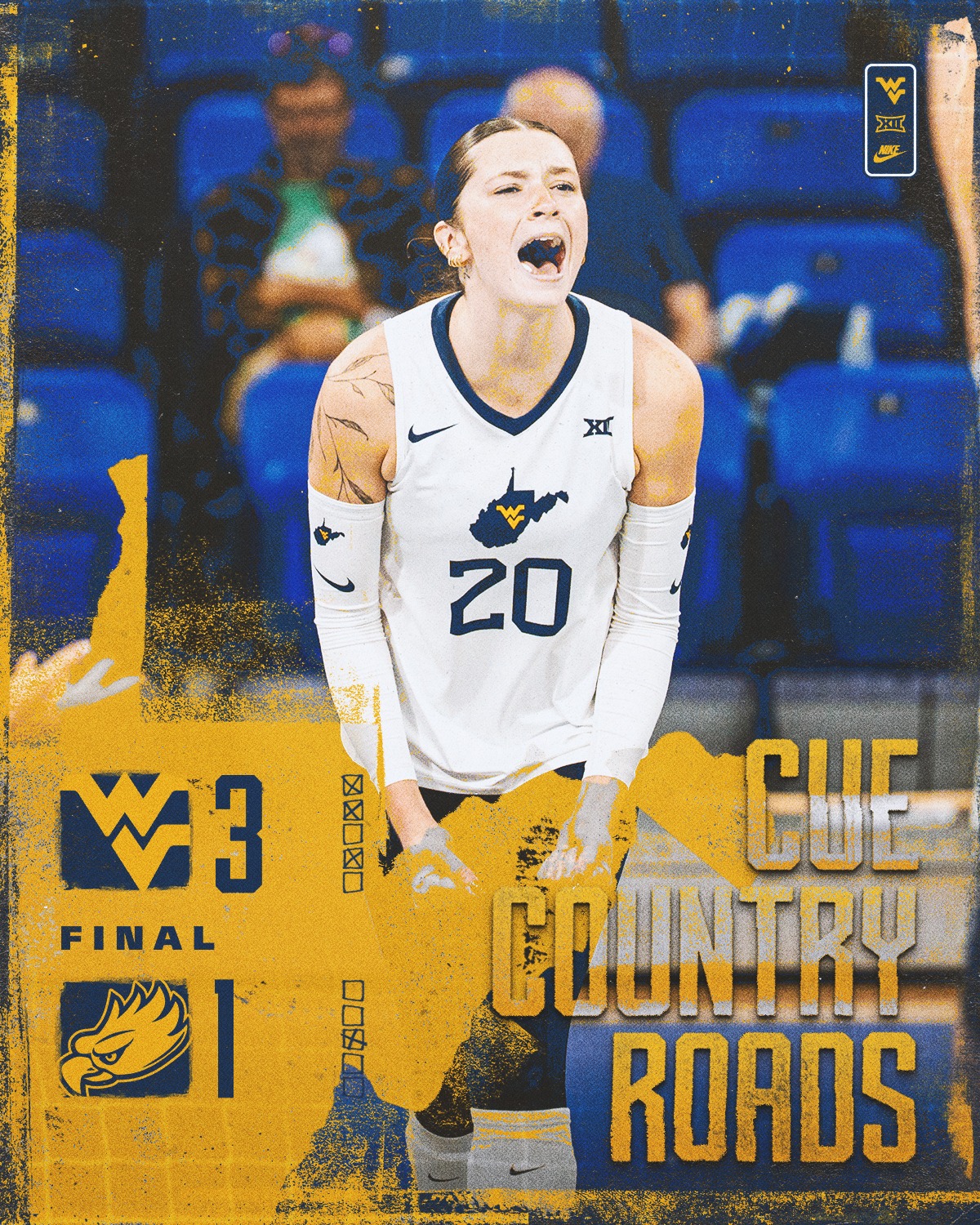 🎶 CUE COUNTRY ROADS!! #HailWV