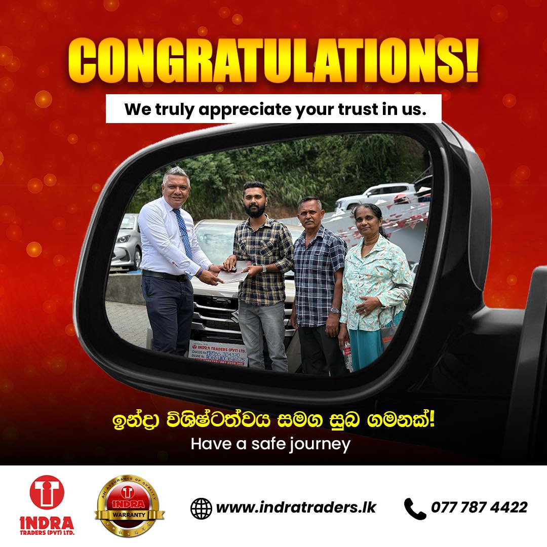 A new vehicle, a new journey, and another happy customer