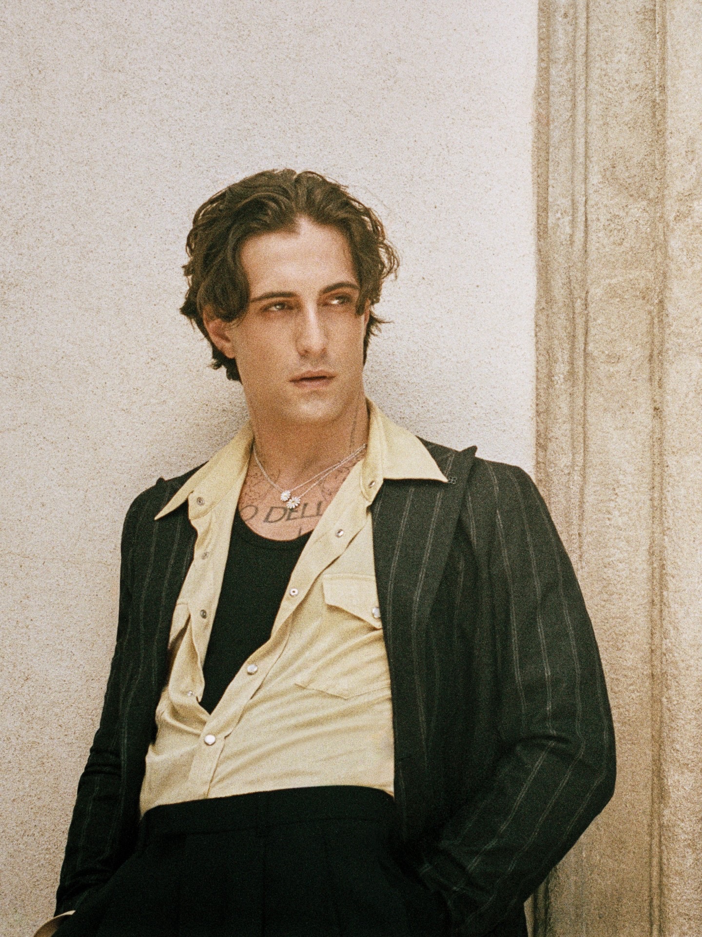Damiano David and Dove on the cover of Vogue Italia, sharing a
