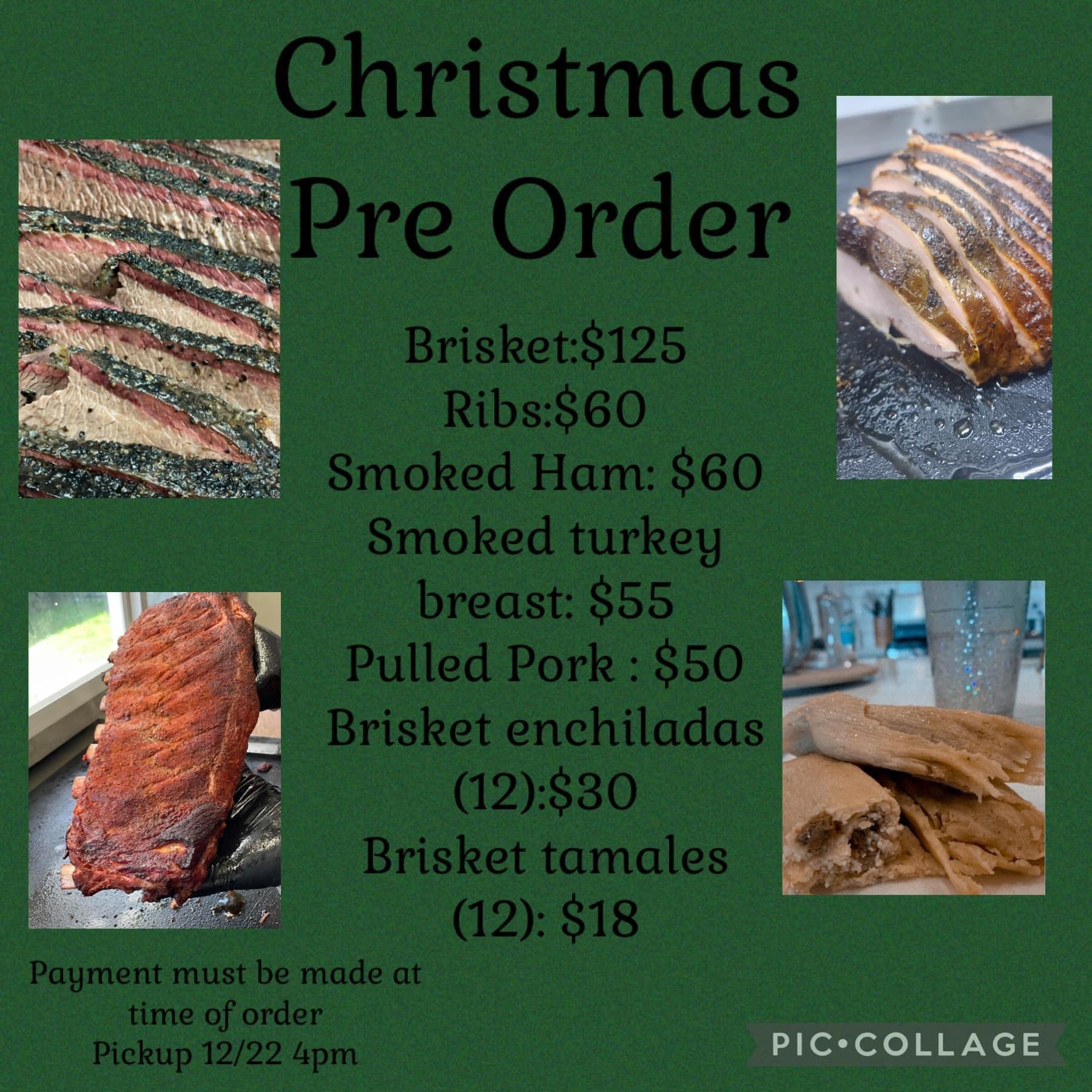 Our pre order... - Compadre Cookers Tex Mex BBQ & Catering | Facebook