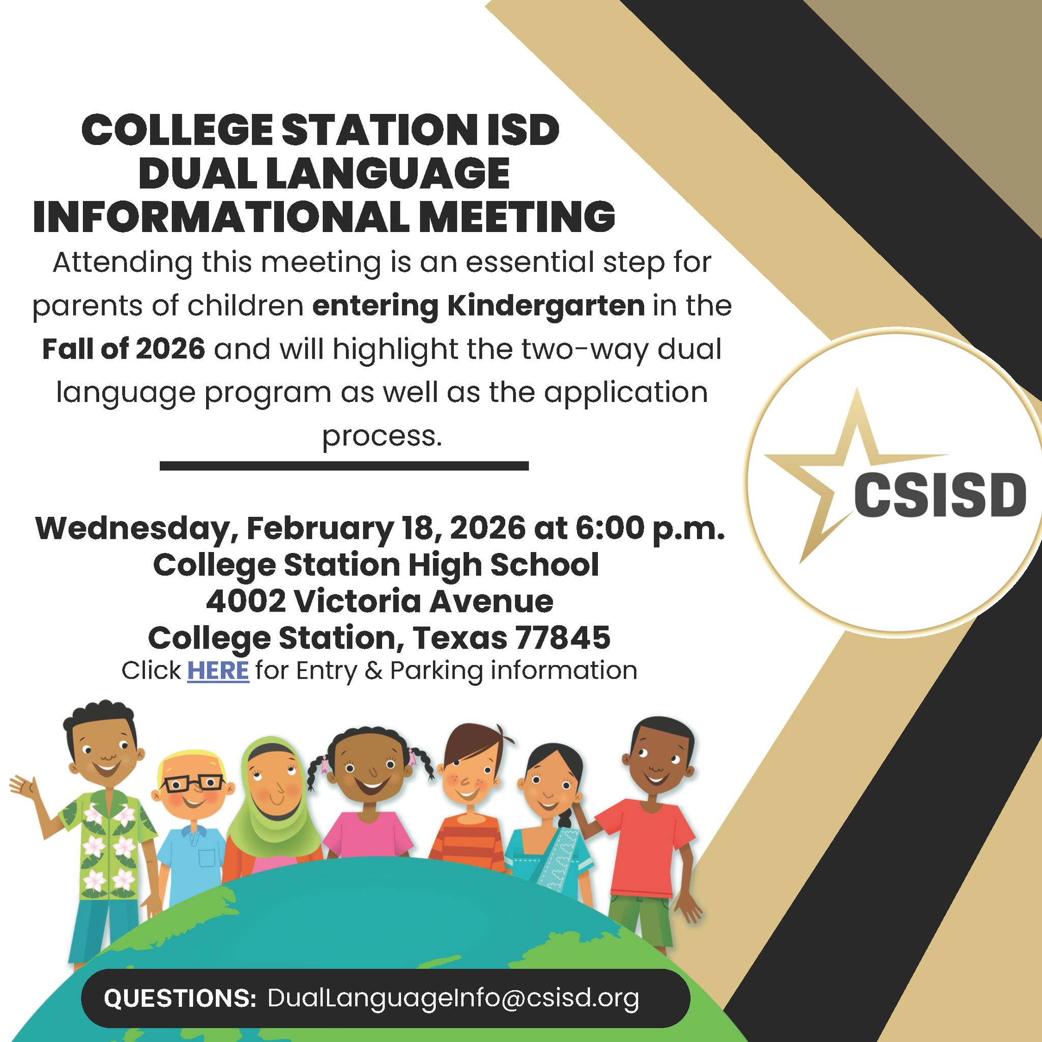 🌎 Interested in Dual Language for... - College Station I.S.D. | Facebook