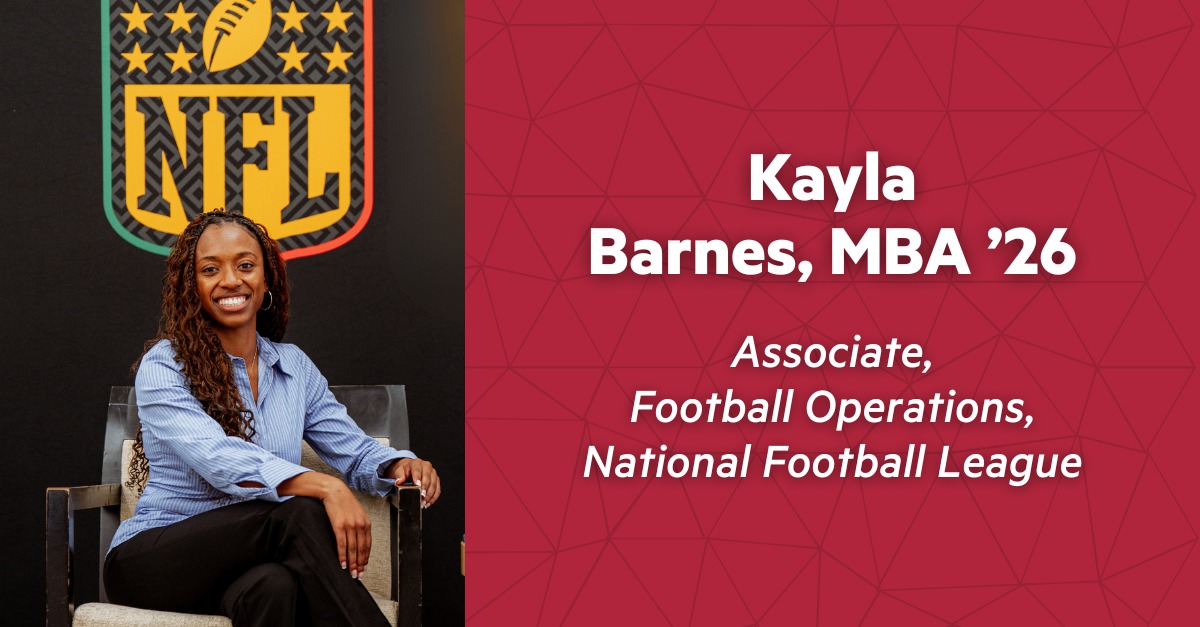 LMU - Meet Kayla Barnes, MBA ’26, an associate in football operations ...