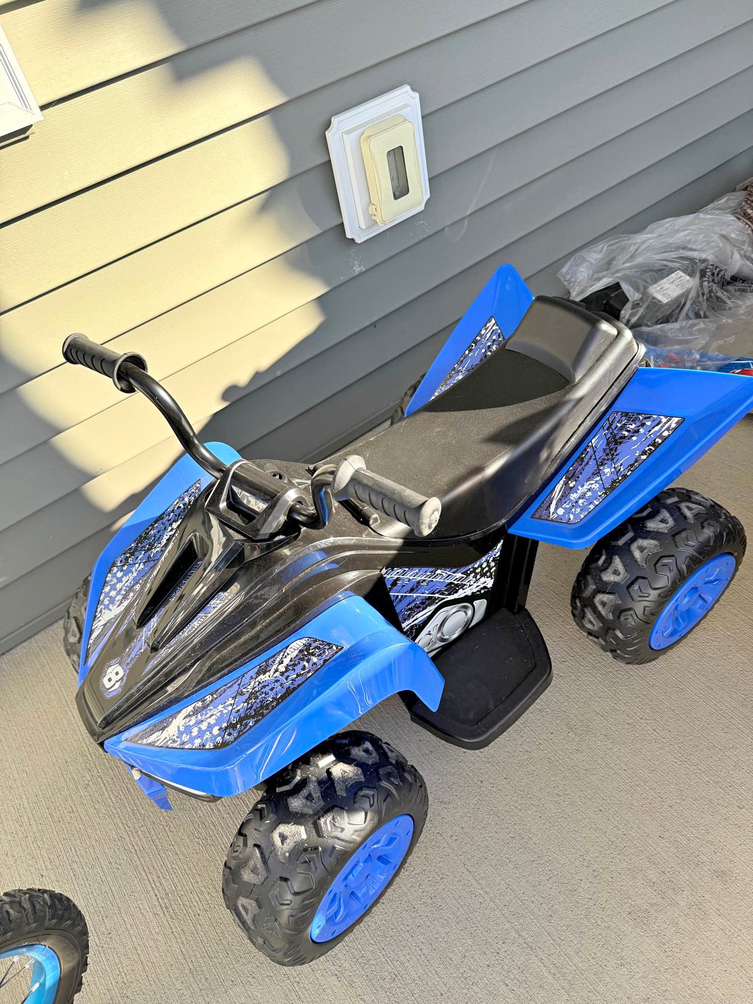 Kalee 6 Volt Trail Racer Blue ATV Battery Powered Ride-On - ATVs & UTVs ...