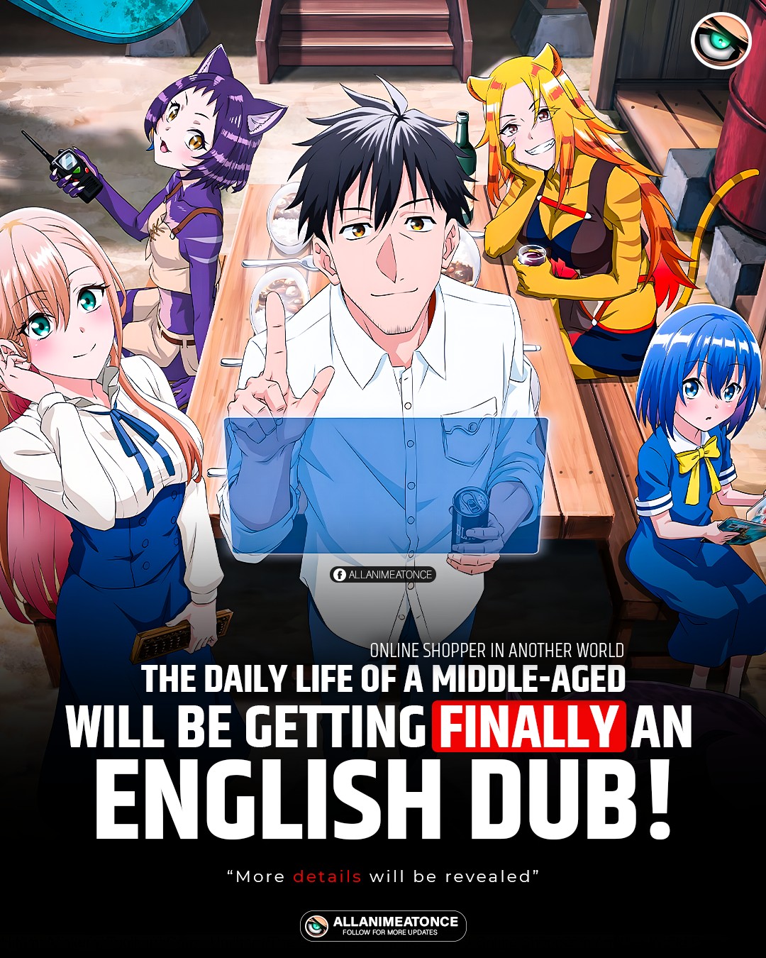 🎙️✨ The anime The Daily Life of a Middle-Aged Online Shopper in