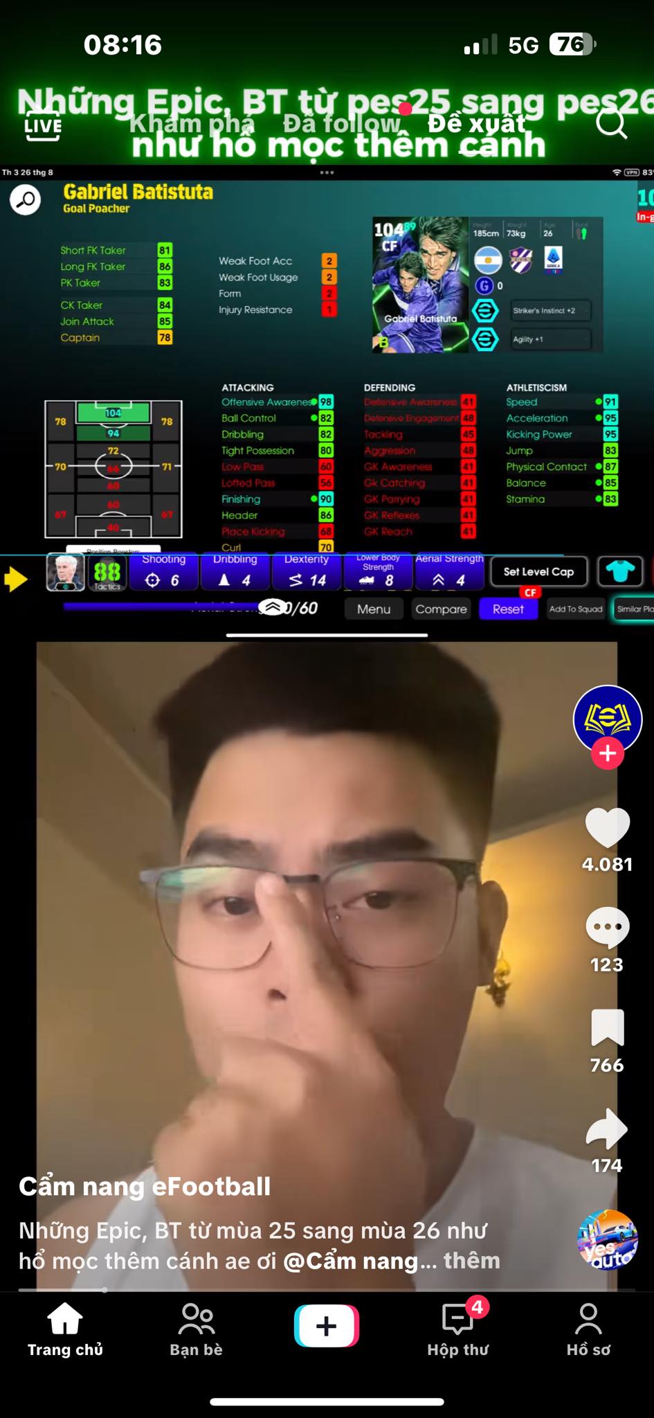 eFootball Pes 2025 Mobile Việt Nam Official | Ae thử nâng cụ theo tip ...