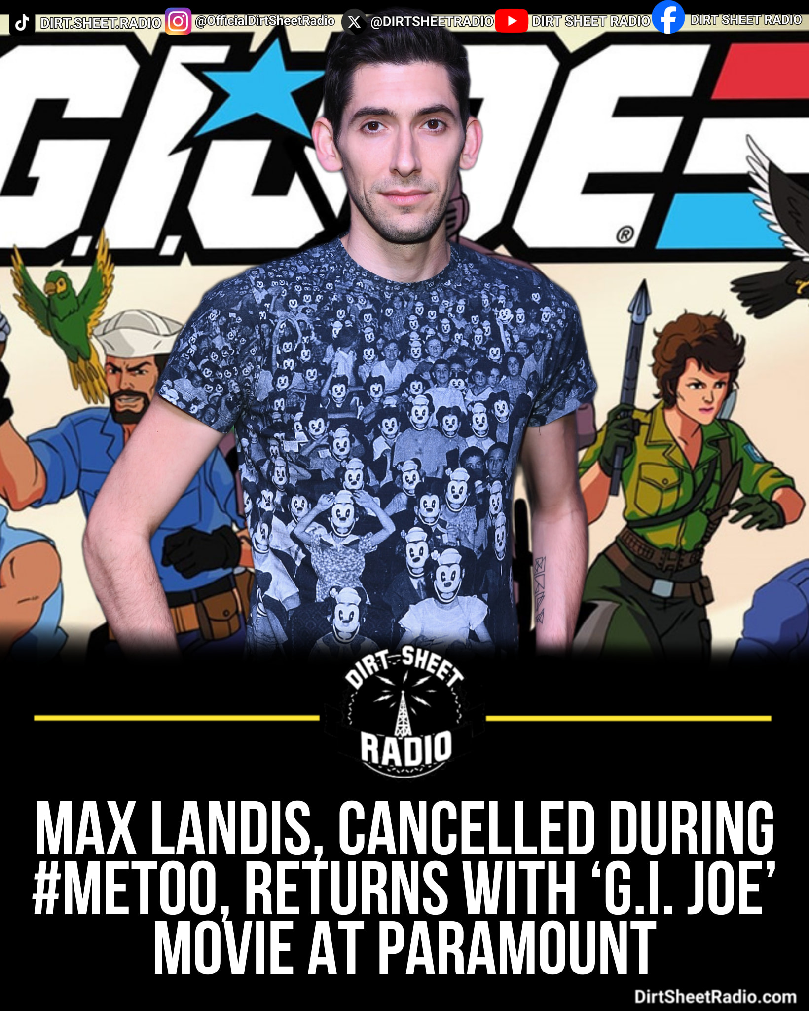 🚨BREAKING🚨Max Landis, Cancelled During... - Dirt Sheet Radio | Facebook