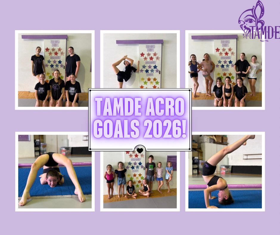 Theatre - 💜 TAMDE ACRO GOALS 2026 💜 BIG tricks. BIGGER goals. And the ...