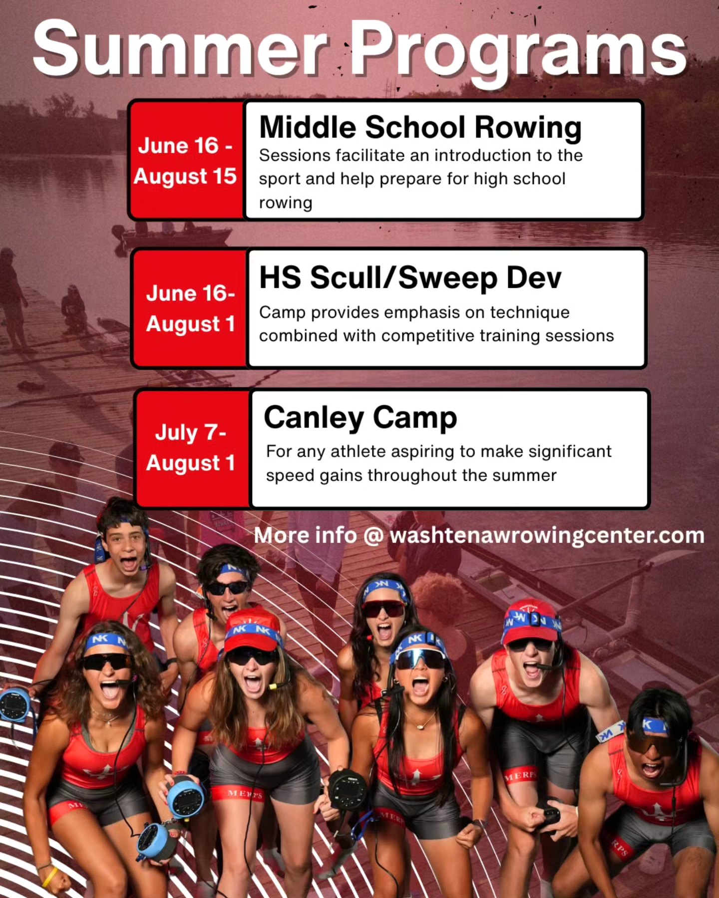Washtenaw Rowing Center | Ann Arbor MI