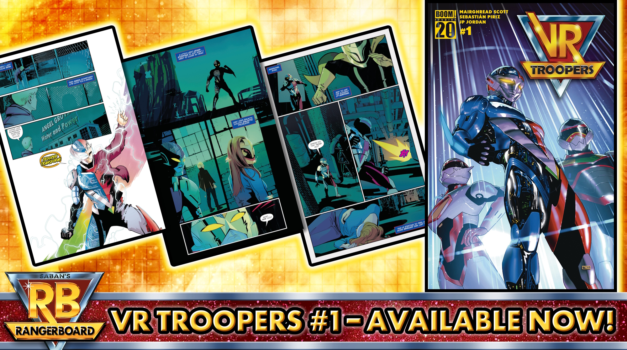 RangerBoard - OUT NOW - BOOM! Studios' VR Troopers issue 1! ⚡ Info ...