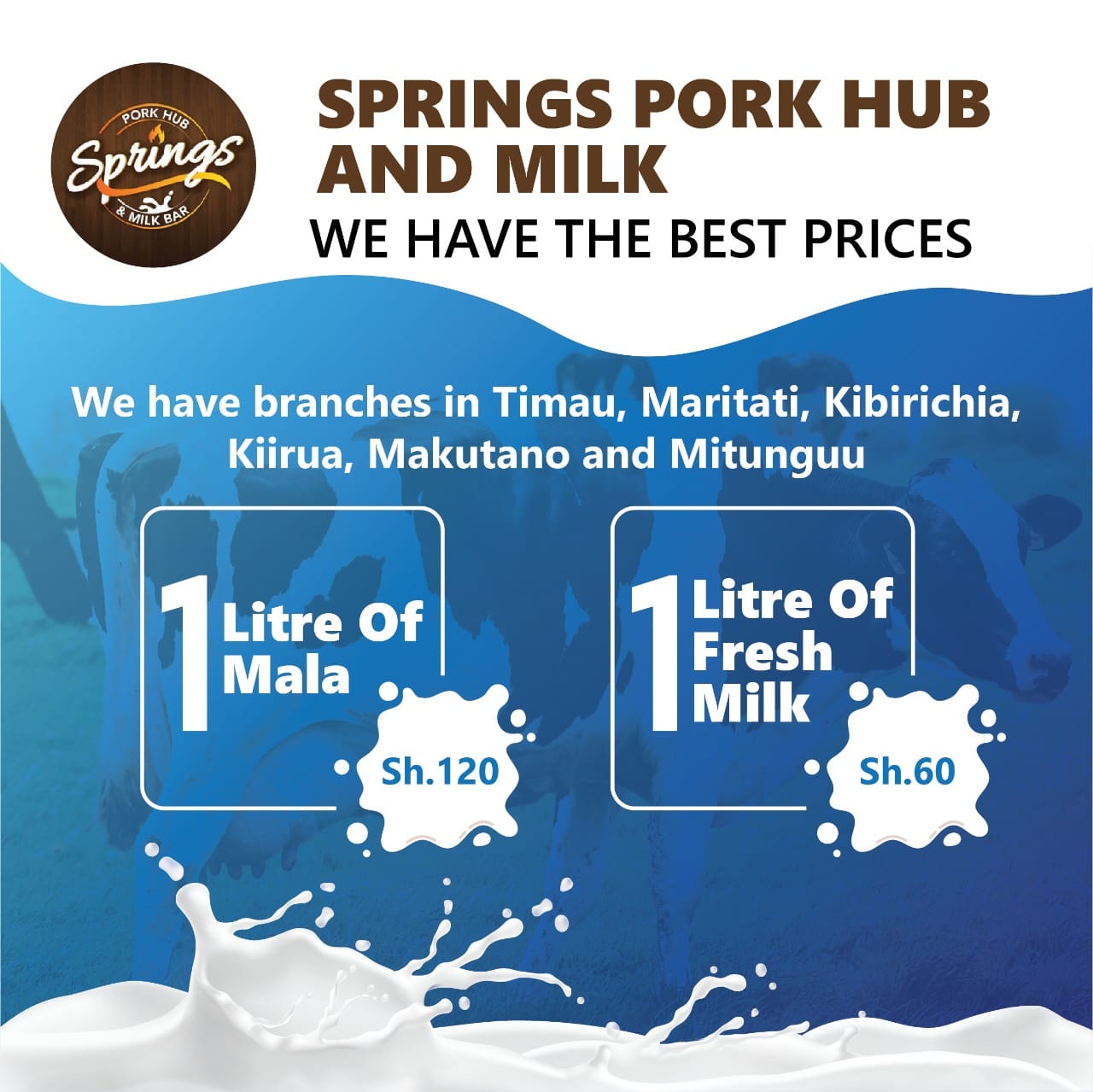 Springs pork hub,butchery and milk bar | Méru