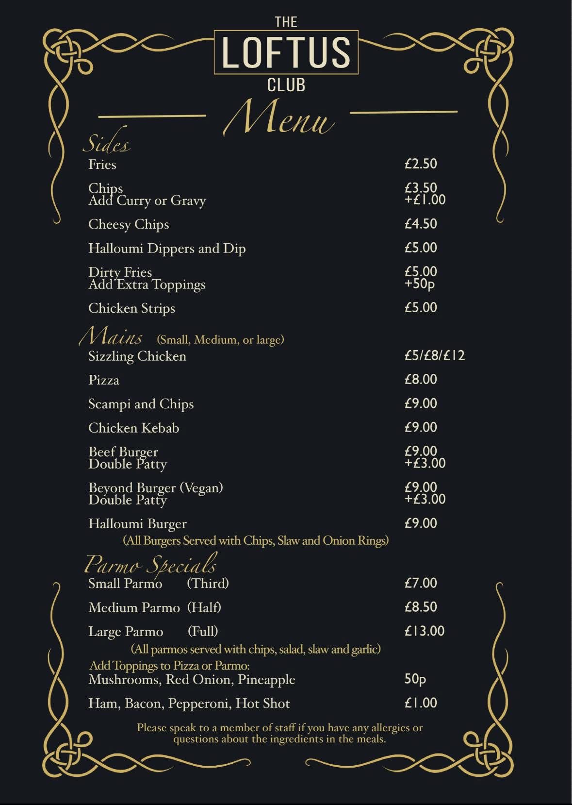 The Loftus - Food available Monday-Saturday 16:30-20:00 available in ...