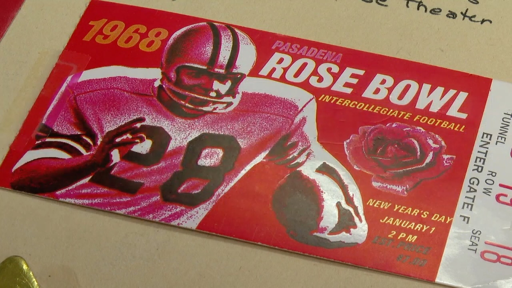 1968 iu football helmet Indiana Hoosiers College Collectible Mini | Picture Inside coated steel face mask Members of Indiana's 1968 Rose