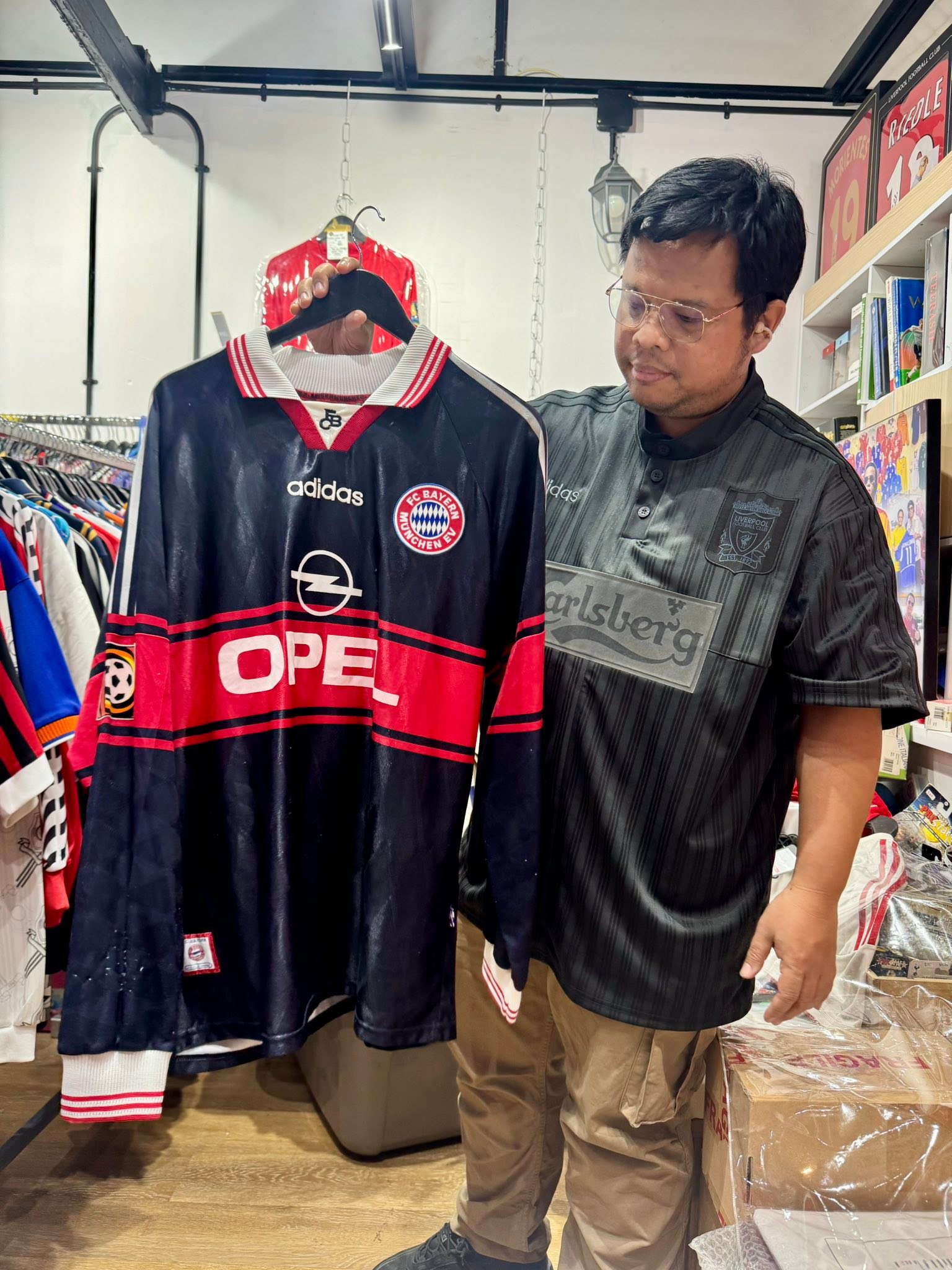 ✈️ Go to Morocco 🇲🇦 Bayern Munich Match Shirt 1997 ลูกค้าประจำ