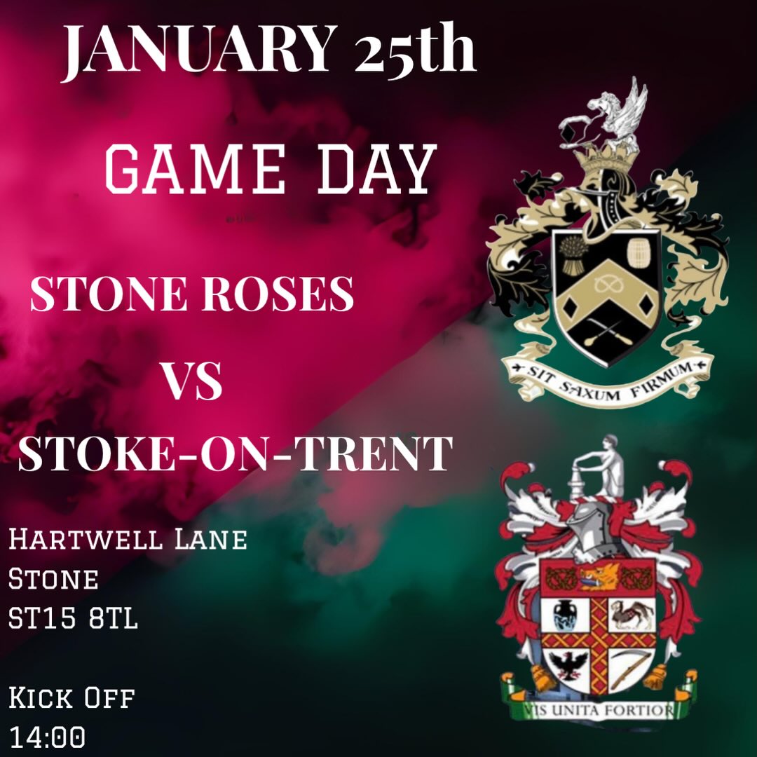 🌹 STONE ROSES RUGBY – IT’S GAME TIME! 🌹... - Stone Roses RUFC | Facebook