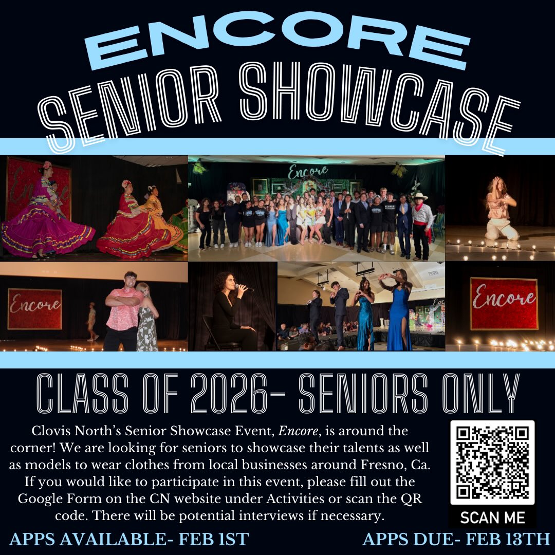 Clovis - Encore applications are now available on the CNEC website! Don ...