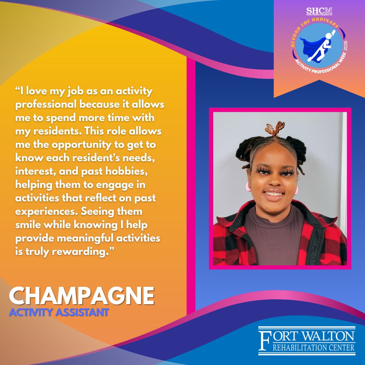 Fort - 🌟 Activities Professionals Week Spotlight 🌟 We’re proud to ...