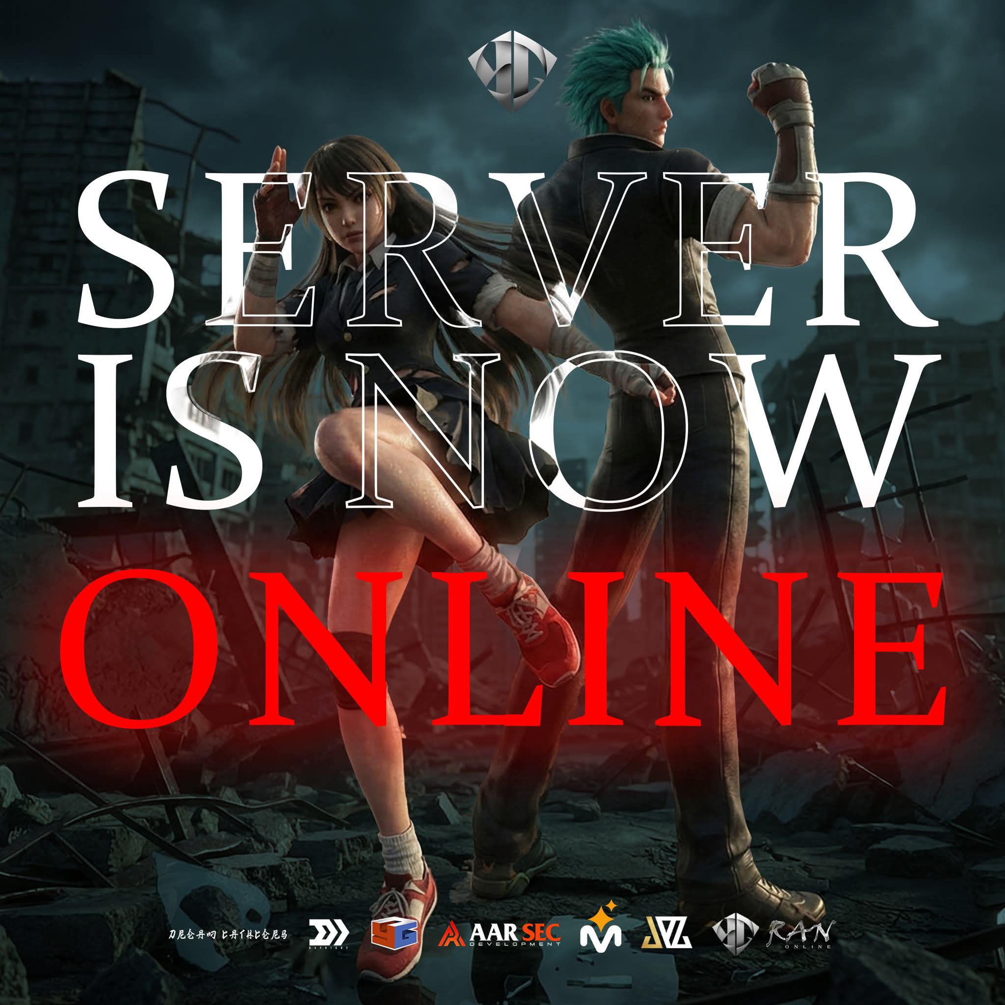 YG - Server is now up. When registering a new account, please wait for ...