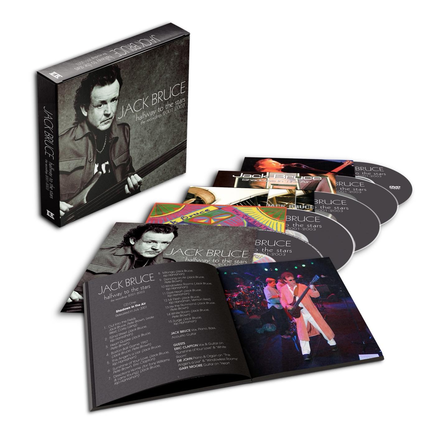 Jack Bruce CD 9枚組 The latest Jack Bruce boxset is coming! HALFWAY TO THE STARS – THE