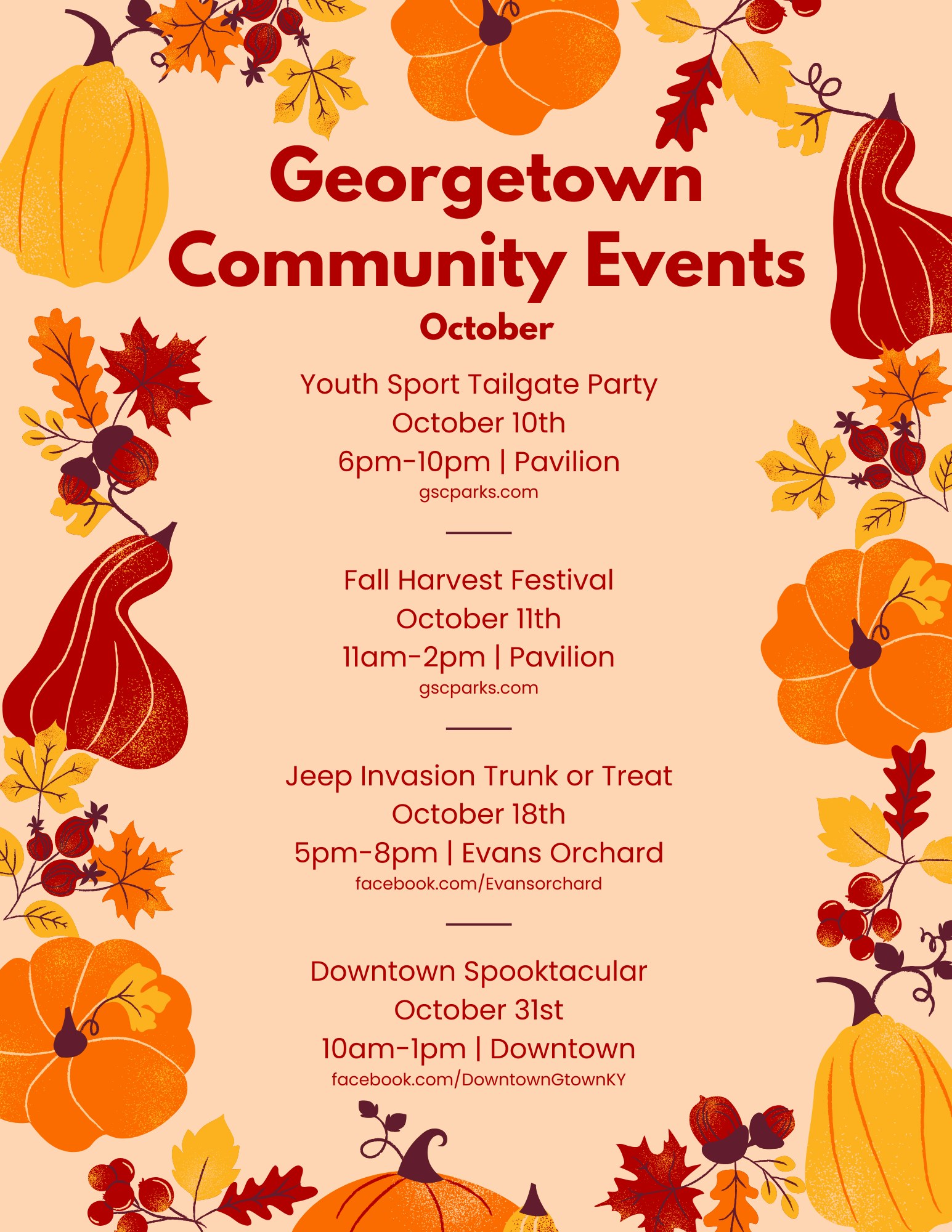 Anderson - Pumpkins, flannels, and fall fun in Georgetown! 🎃🍂 From ...