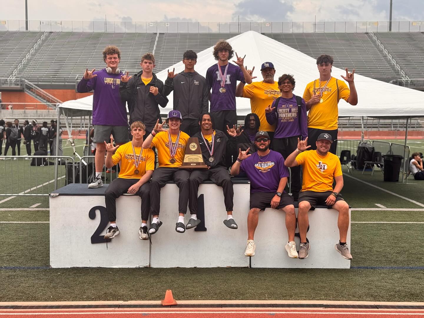 Liberty - Boys Track are Regional Champs! First time in school history ...