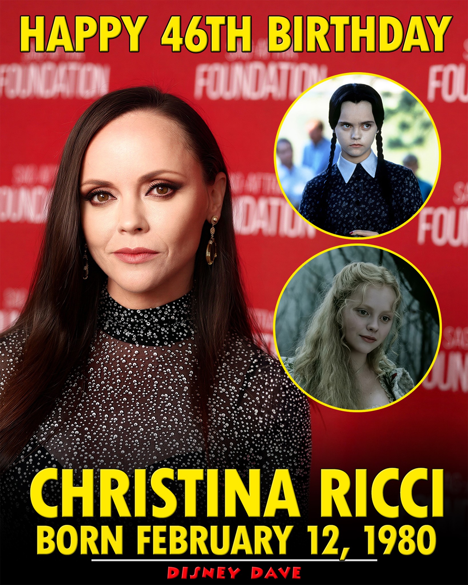 Disney - Happy 46th Birthday Christina Ricci 🎉 Born on this day in 1980 ...