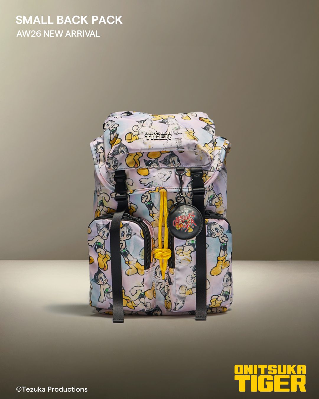 Onitsuka - SMALL BACK PACK LIGHT PINK Collaboration with ASTRO BOY