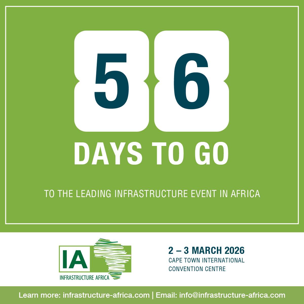 Infrastructure - Only 56 days to go until Infrastructure Africa 2026 ...