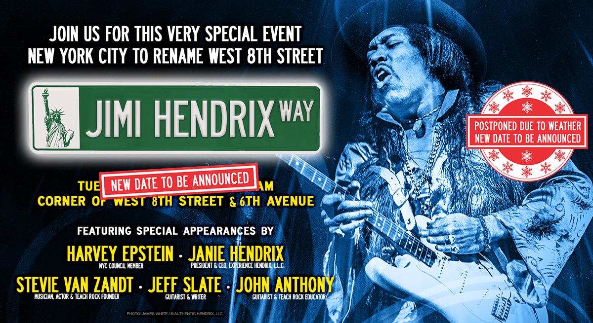 SPECIAL NOTICE: Due to extensive snowfall in New York City; the