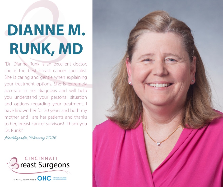 Dr. Dianne Runk, CBS breast... - Cincinnati Breast Surgeons | Facebook