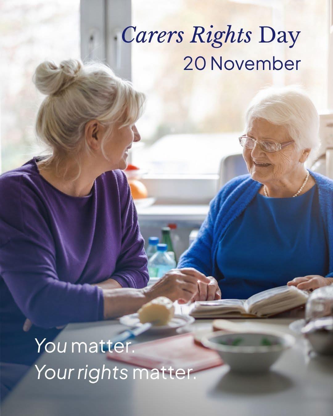 💙 Today is Carers Rights Day 2025... - Bluebird Care Walsall | Facebook