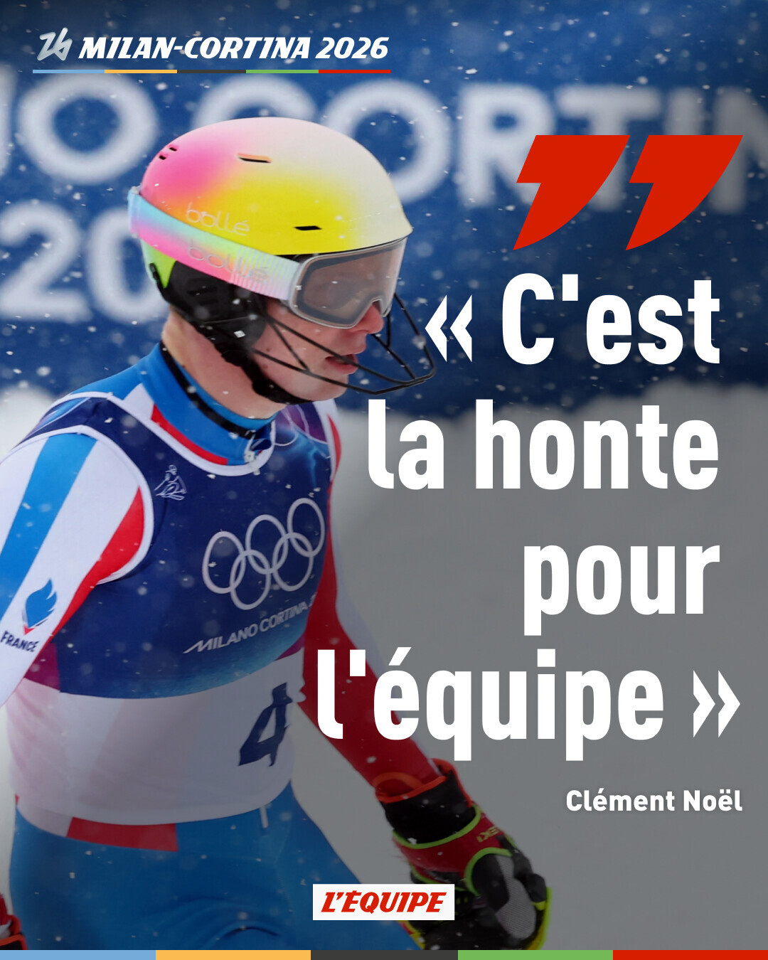 L'EQUIPE - « C’est une très mauvaise image que l’on a montrée sur cette ...
