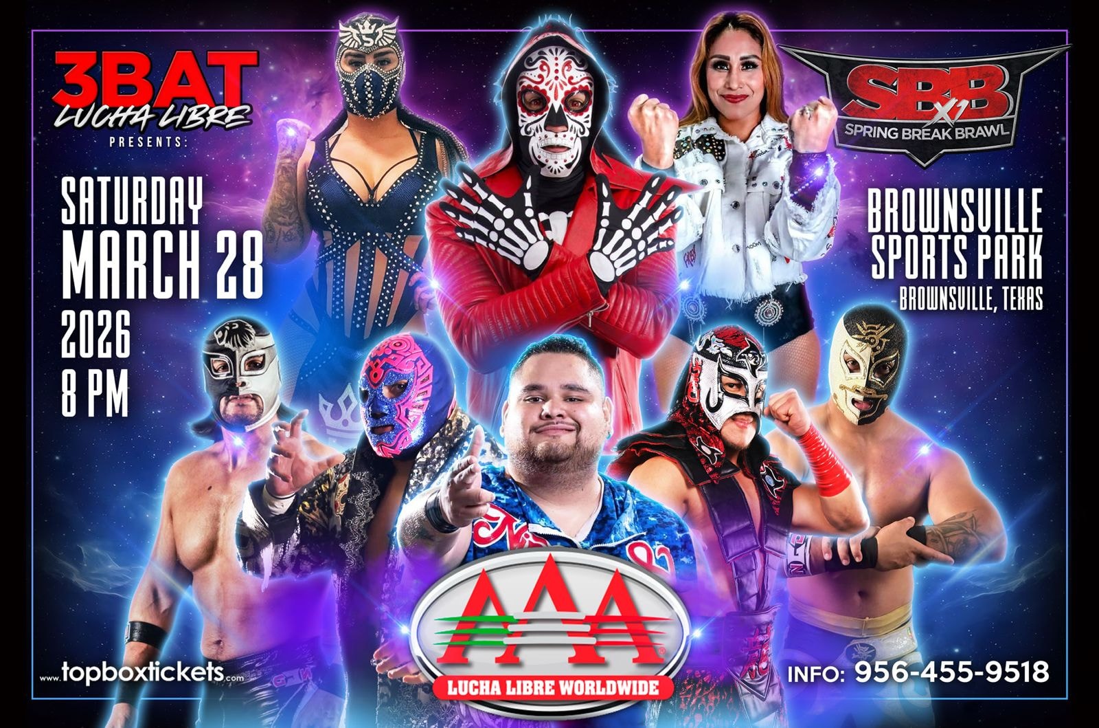 🔥 SPRING BREAK BRAWL 2026 🔥 La acción... - 3 Bat Productions | Facebook