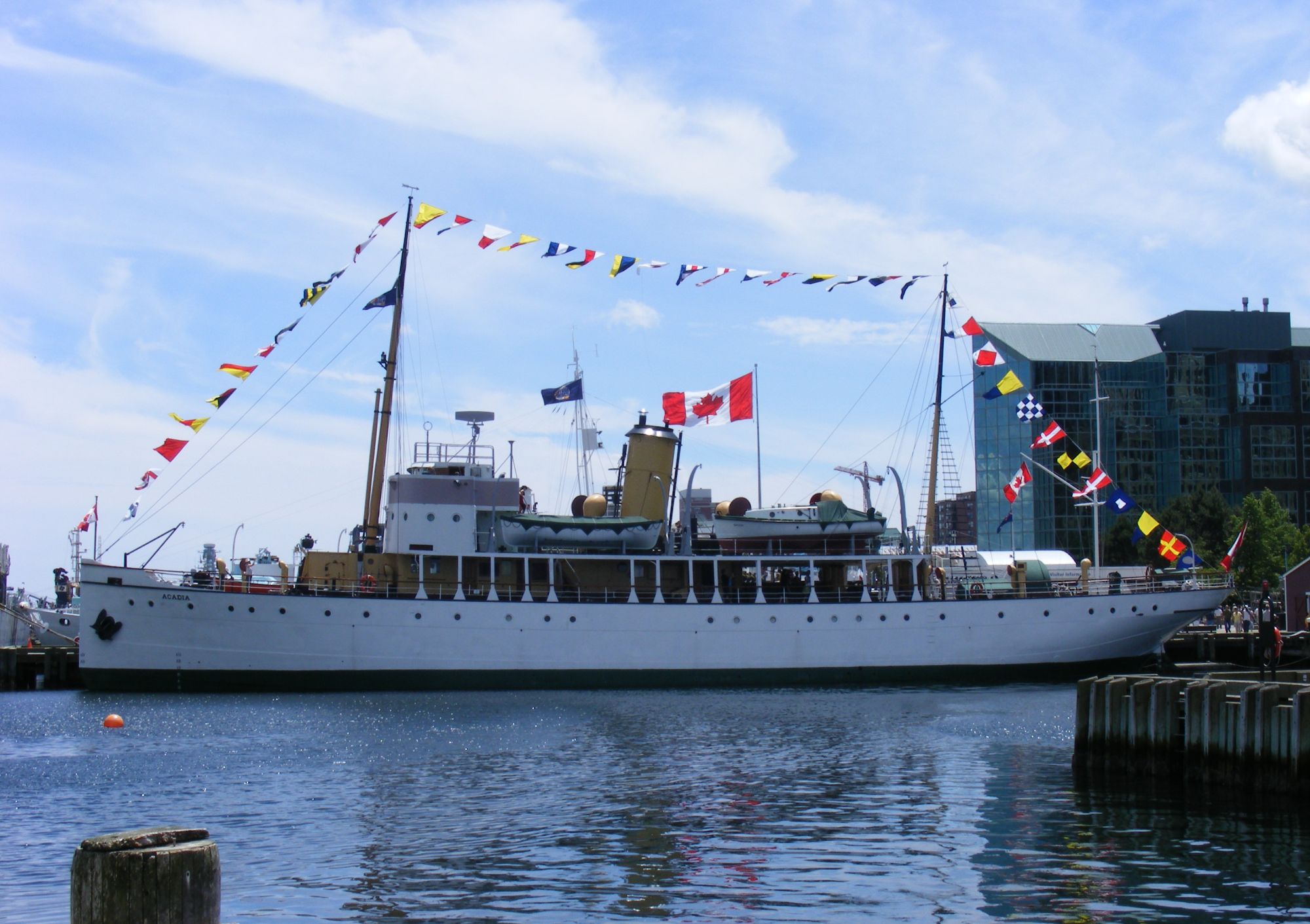 Daniel - On this date in 1917, the CSS Acadia was commissioned into the ...
