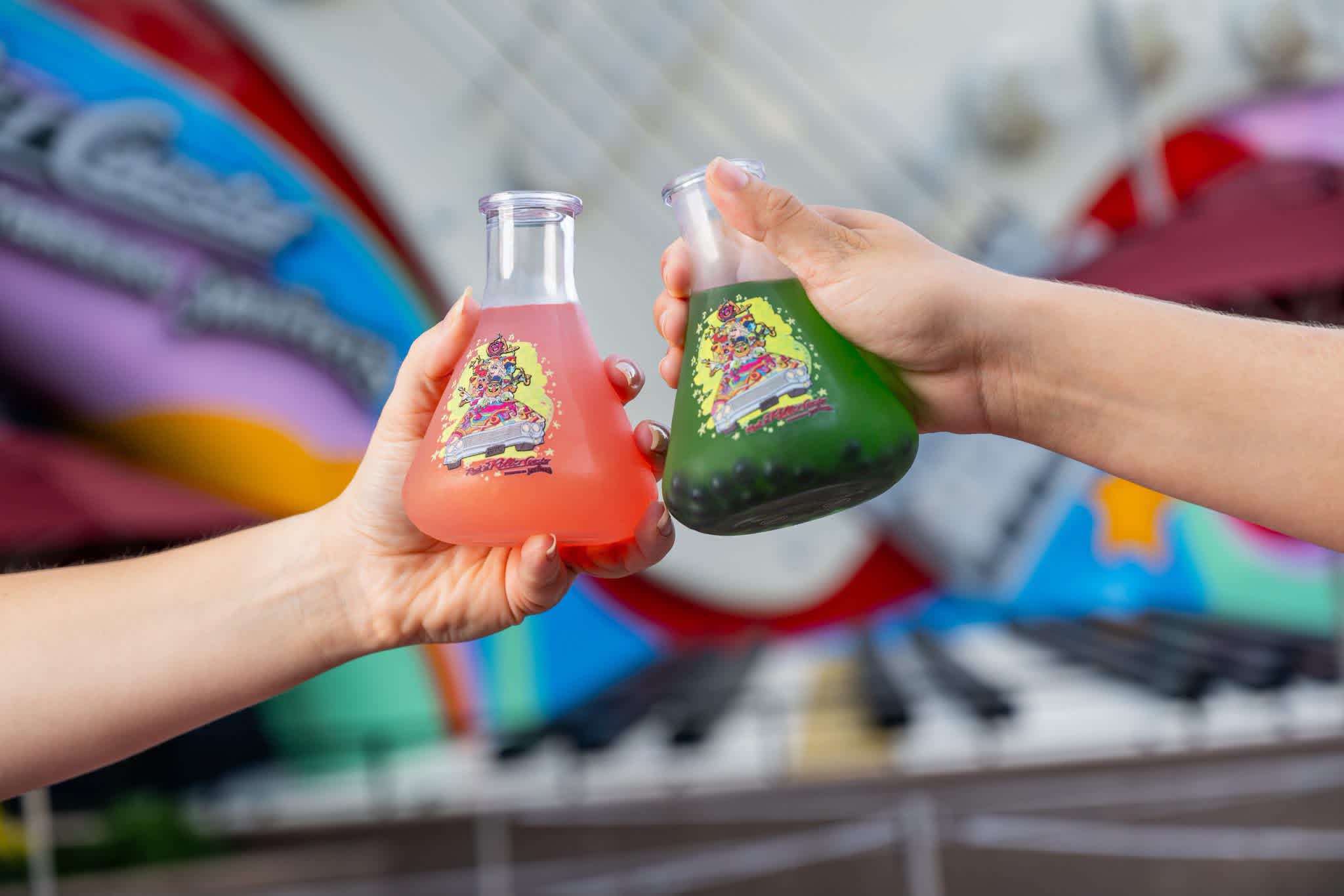 BORK BORK BORK - new beverages in collectible Muppets beaker cups