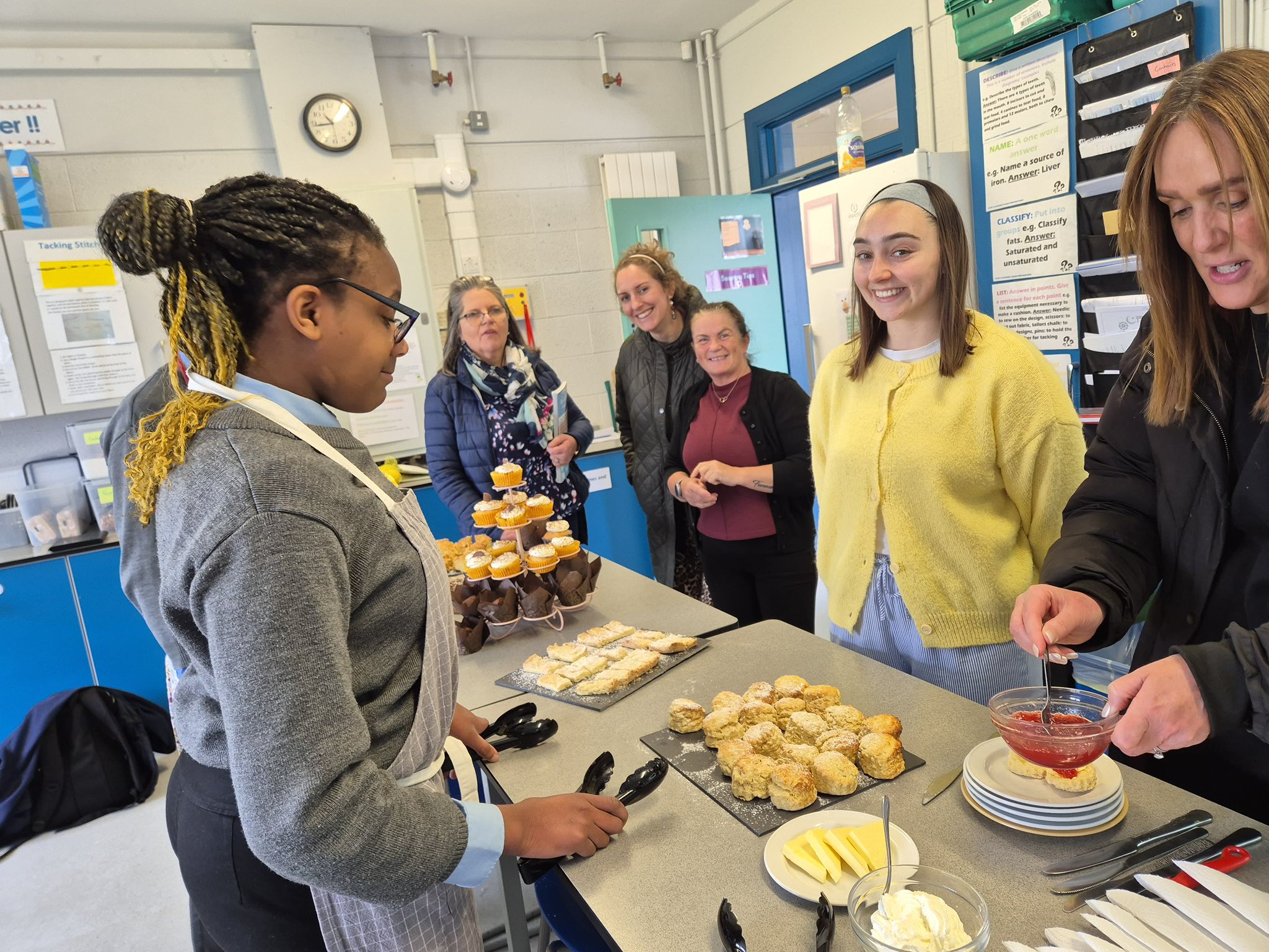 The LCA class very generously hosted a baked-goods reception for 