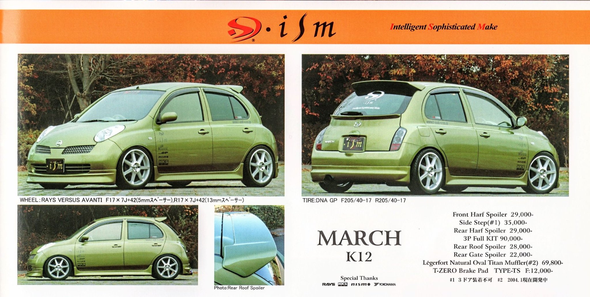 Ism aero for the K12 Nissan March.