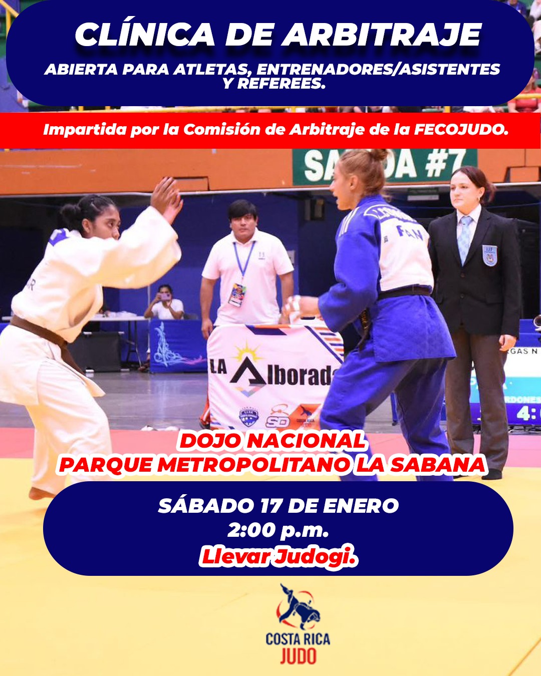📣 Invitación a Clínica... - Federación Costarricense de JUDO | Facebook