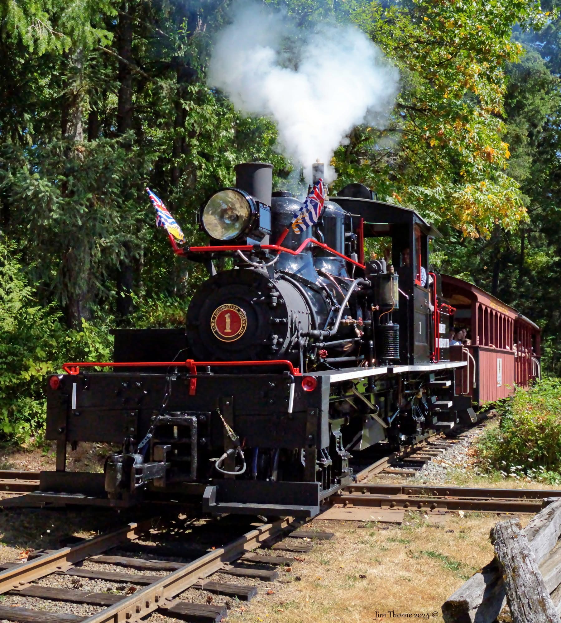 Restoration of No. 2 Locomotive in Duncan's BC Forest Discovery Centre