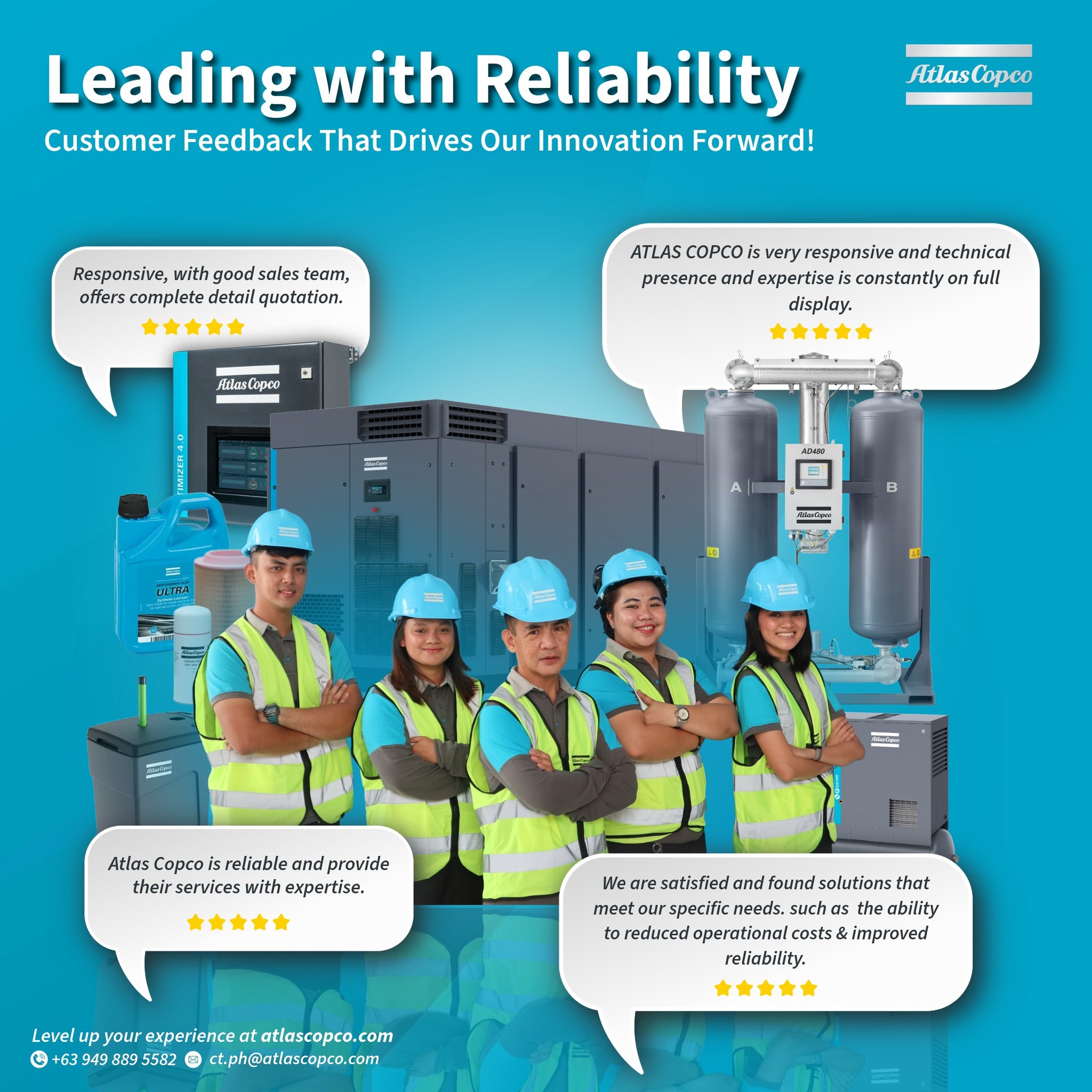 Atlas - Reliability isn’t just a promise, it’s our legacy 🔧💙 At Atlas ...