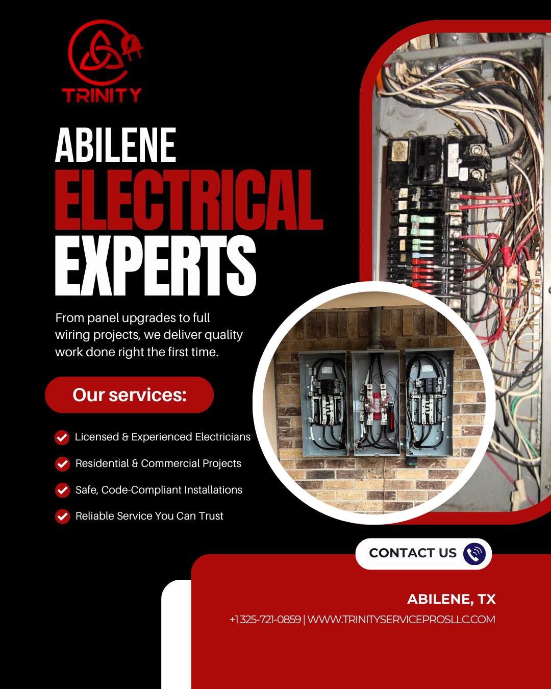Trinity - ⚡ Abilene Electrical Experts You Can Trust ⚡ From panel ...