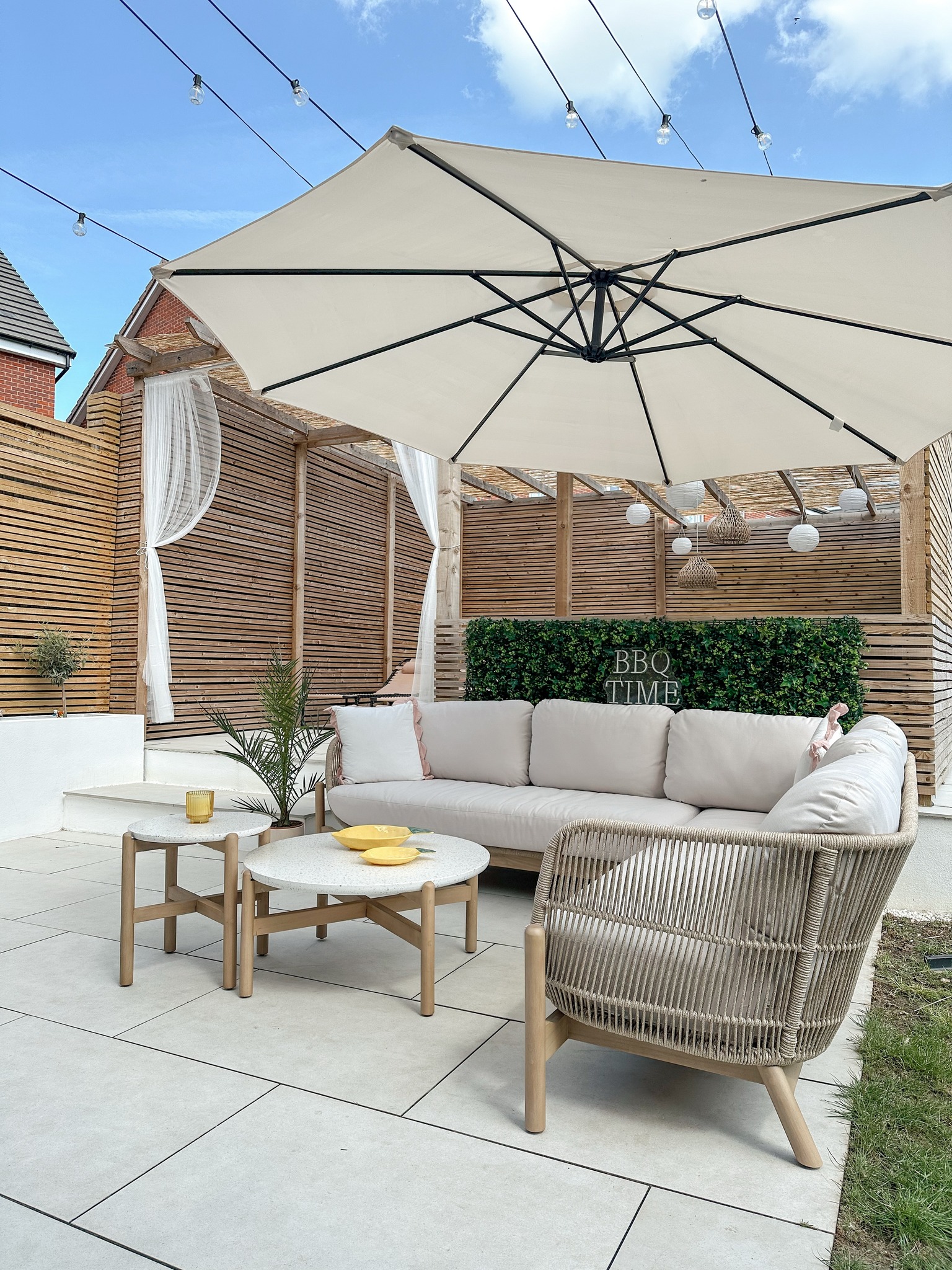 homebase patio umbrella ABCCANOPY 9FT Outdoor Half Umbrella(Dark Gray) adding to the umbrellas longevity Homebase Parasol | TikTok