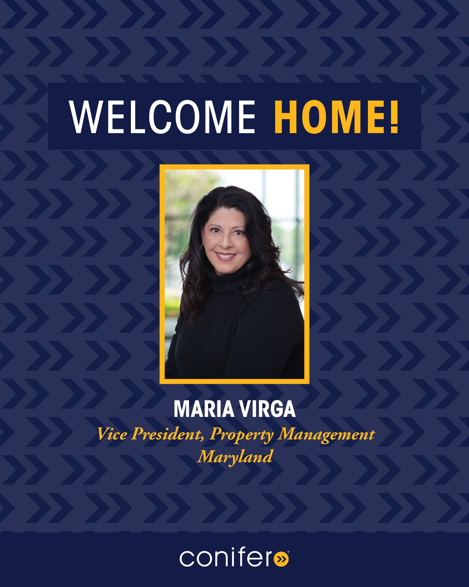 Conifer - Welcome Home, Maria Virga! We’re thrilled to welcome Maria ...