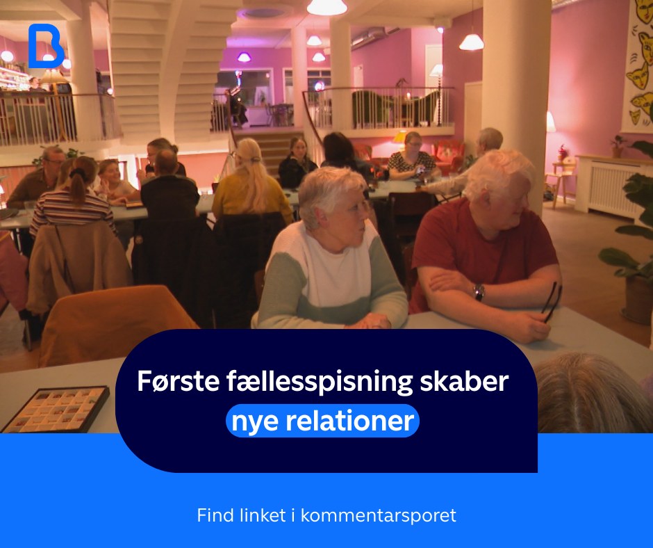 TV - For første gang blev der serveret aftensmad på Hodda i Rønne, hvor ...