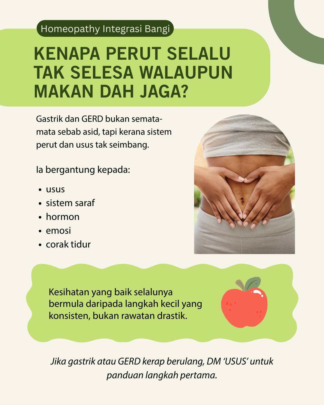 Homeopathy - Ramai orang yang datang dengan aduan gastrik atau GERD ...