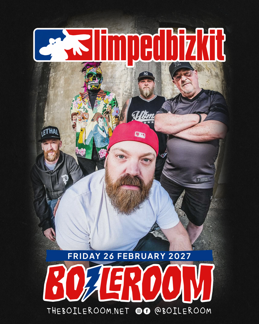 NEW SHOW ++ ⚡Limped Bizkit⚡ Friday 26 February 2027 Ready to