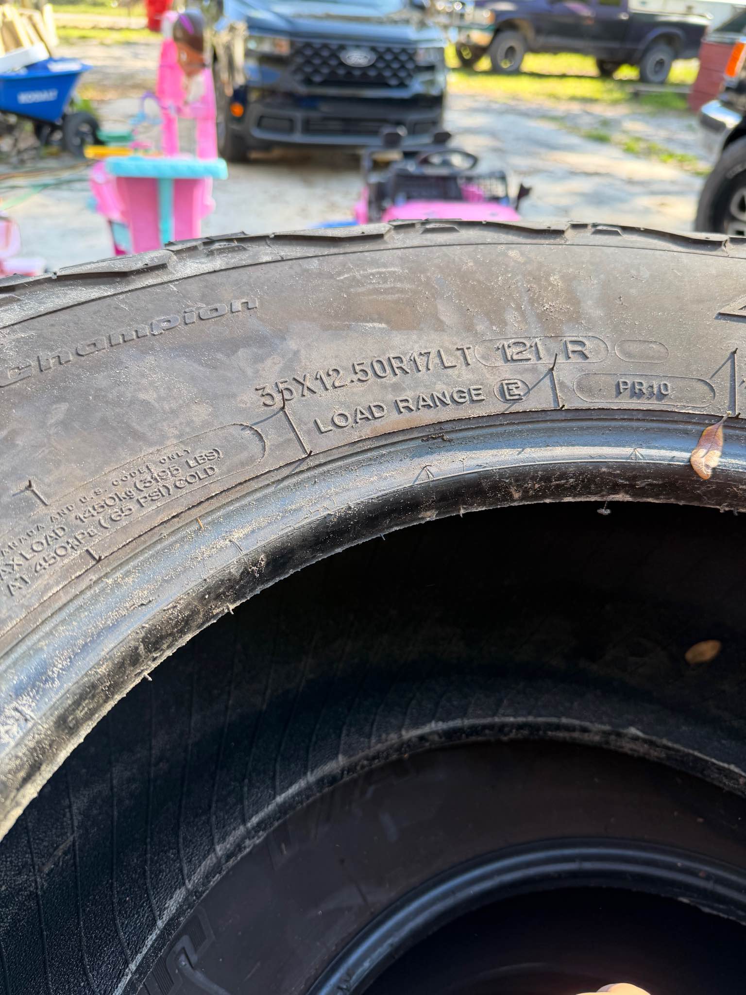 Bf Goodrich a/t 35s 17 inch rims - Car Wheels, Tires & Parts - Center ...