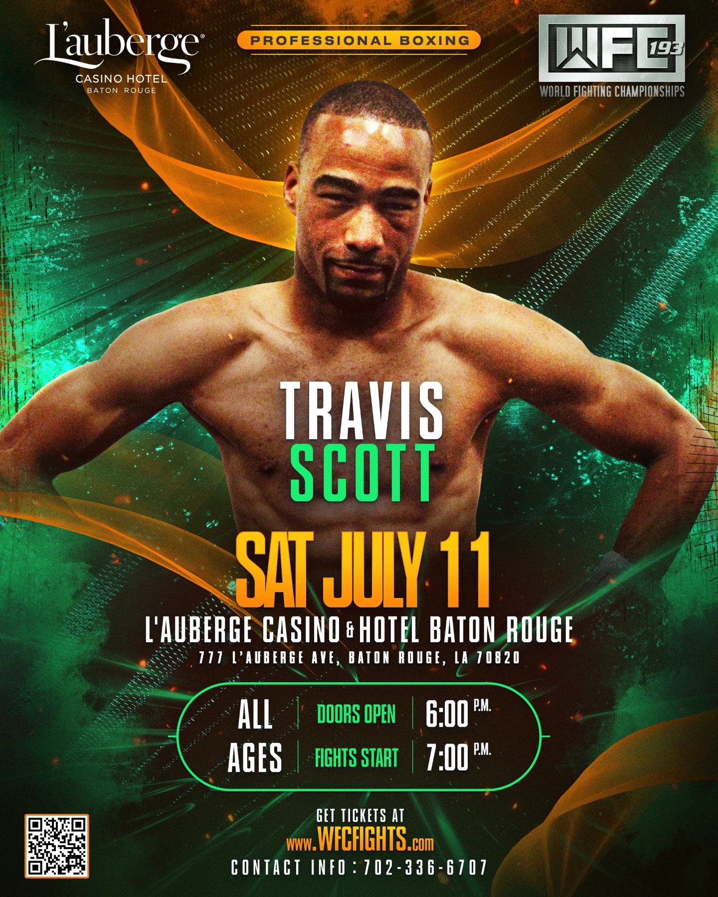 WFC: - BATON ROUGE Mark your calendars ?️ for July 11th, when T 
